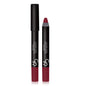 Golden Rose Matte Lipstick Crayon - Moisturizing, Paraben-Free Lip Color with Velvety Texture