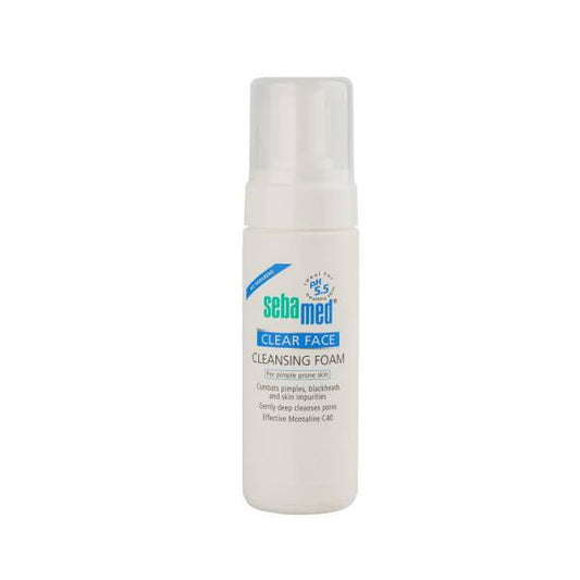 Sebamed Clear Face Cleansing Foam - Gentle & Effective Soap-Free Face Wash for Acne-Prone Skin | Sebum & Dirt Removal (150ml)
