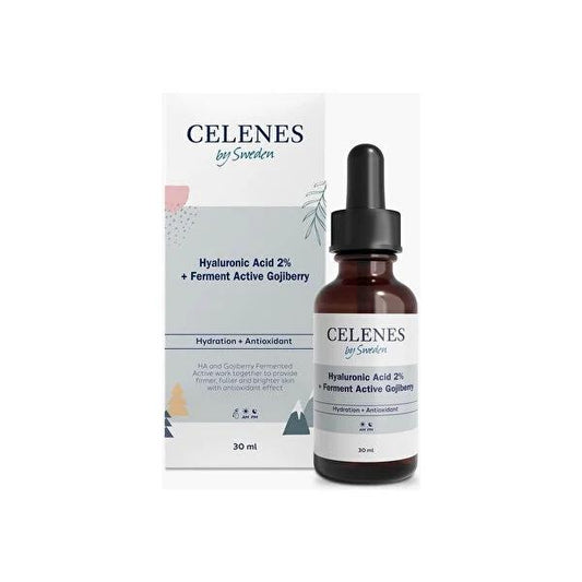 Celenes Hyaluronic Acid Serum: Intense Skin Hydration, Anti-Aging, Reduce Fine Lines & Wrinkles Ð 30ml