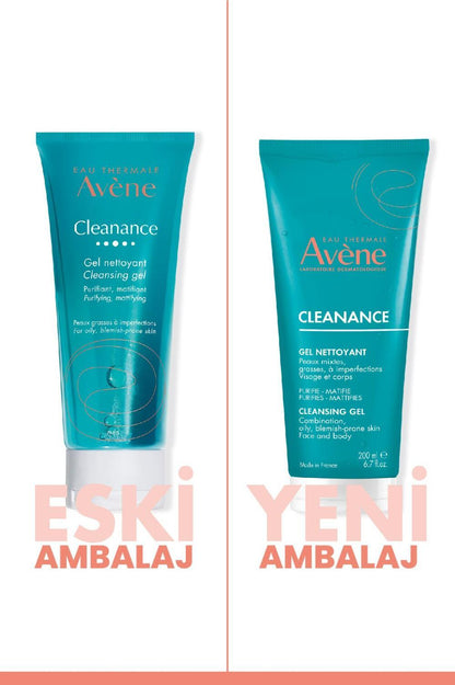 Av�ne Cleanance Cleansing Gel for Oily and Acne-Prone Skin - Soothing, Non-Comedogenic, 6.76 fl oz