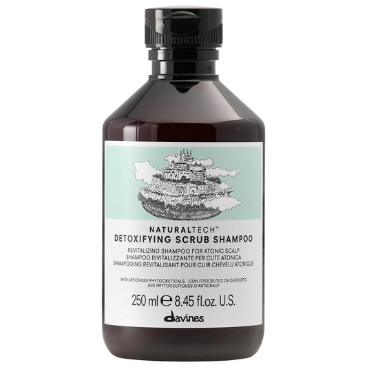 The Body Shop Detoxifying Scrub Shampoo - Natural, Vegan, Sulfate-Free Clarifying Shampoo for Oily Scalp and Hair Purification