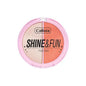 Callista Shine & Fun Face Duo Makeup Palette - Long Lasting Blush & Highlighter Duo for Effortless Beauty Routine