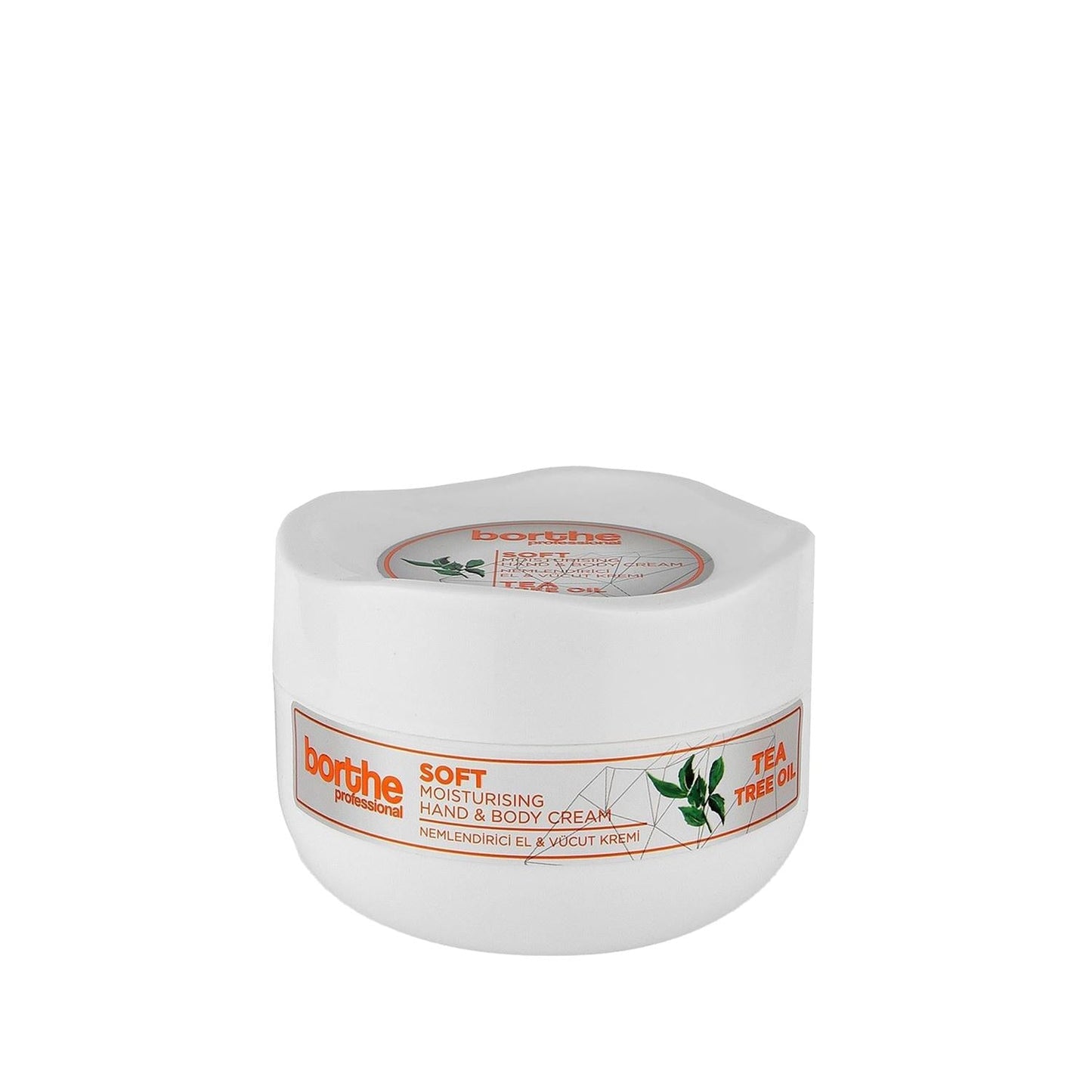Borthe Professional Tea Tree Oil Body Cream 300ml - Natural Moisturizing Skincare