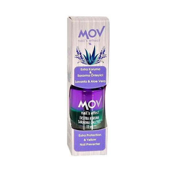 Mov Nail Care Serum Extra Protection & Anti-Yellowing 0.41 fl oz - Strengthens & Protects Nails