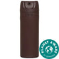 Essential Refillable Travel Container - Leakproof & TSA Approved - Sundown Plum Brown - Reusable Travel Size Bottles for Cosmetics & Toiletries
