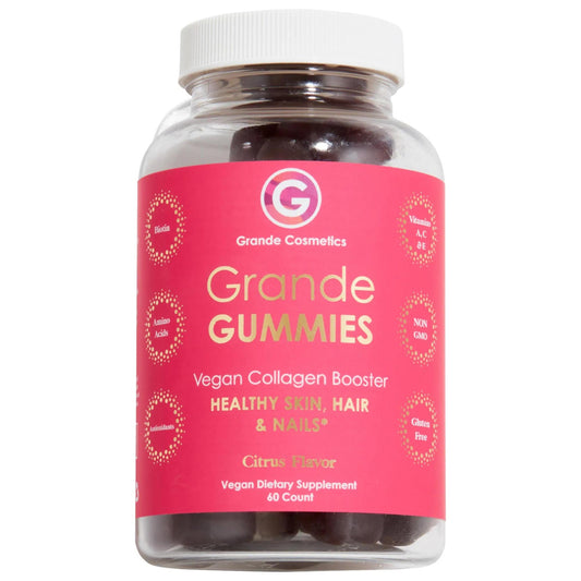 GrandeGUMMIES Vegan Collagen Booster Gummy - Boost Natural Collagen Production for Healthier Hair, Skin & Nails