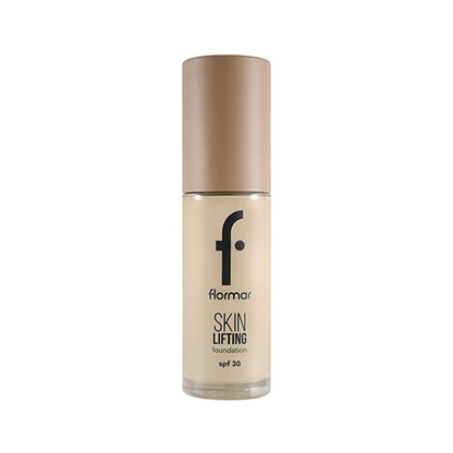 Flormar Anti-Aging Foundation - Flormar Skin Lifting SPF 30, Natural Finish, 95% Natural Ingredients