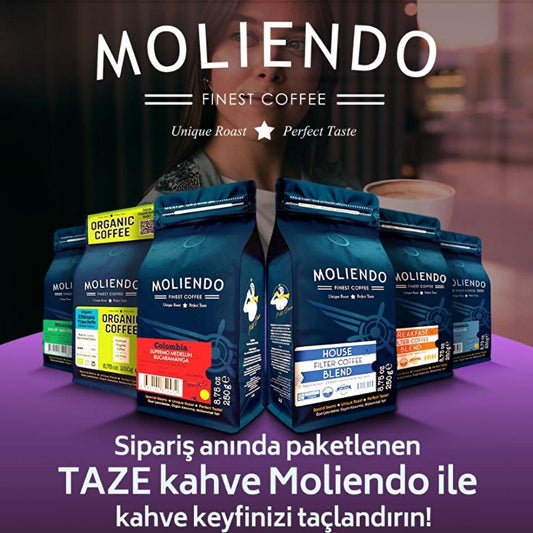 Moliendo Brasil Bossa Nova Ground Coffee - 250g Arabica, Specialty Coffee
