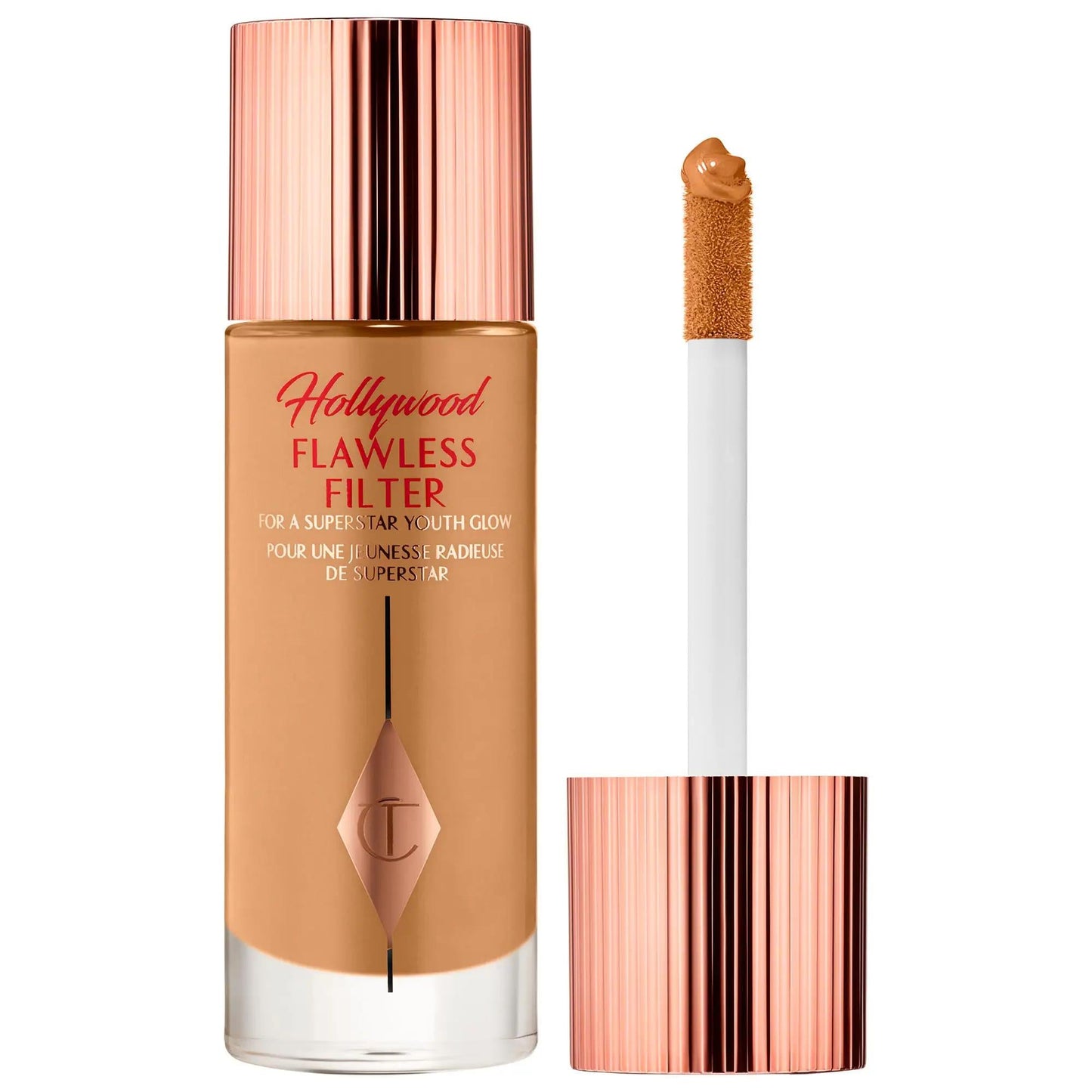 Hollywood Flawless Filter Complexion Booster: Get Radiant, Glowing Skin with this Liquid Highlighter & Makeup Primer - Cruelty-Free