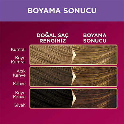 Palette Deluxe KŸllŸ A�õk Kumral Hair Dye: Intense Light Ash Blonde Color, Perfect Grey Coverage & Long Lasting Shine
