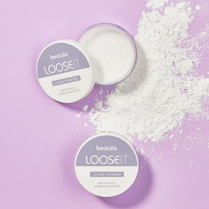 Beaulis Loose It: Translucent Loose Setting Powder for Long-Lasting, Shine-Free Makeup | Mattifying Baking Face Powder & Oil Control
