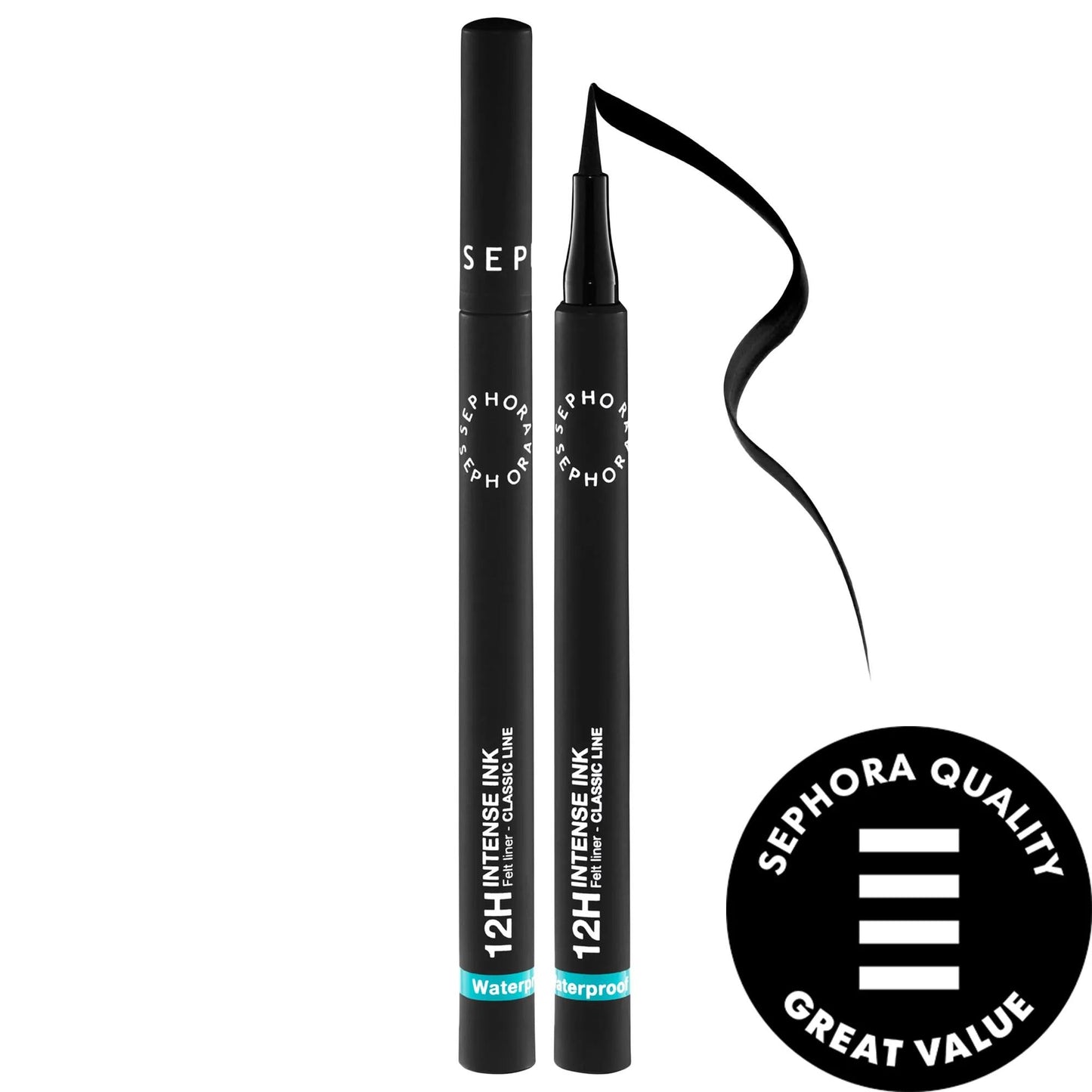 Intense Ink Waterproof Pencil Eyeliner - Vegan, Cruelty-Free, 12HR Wear