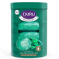 Duru Diamonds Series Green Solid Soap 4x90g - Effective Cleansing, Long-Lasting, Unique Packaging