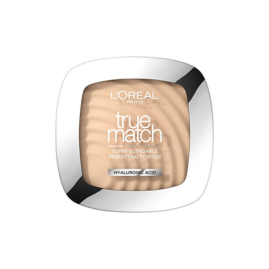 L'Oreal Paris True Match Rose Ivory Face Powder: Natural Finish, Lightweight, Buildable Coverage, Seamlessly Blends for Flawless Complexion