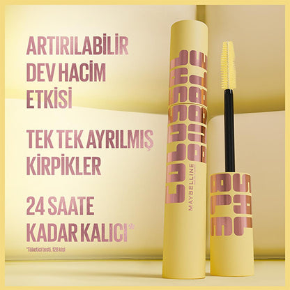 Maybelline Colossal Bubble Mascara - Extreme Volume, Clump-Free, 24HR Wear - Long Lasting Volumizing Mascara
