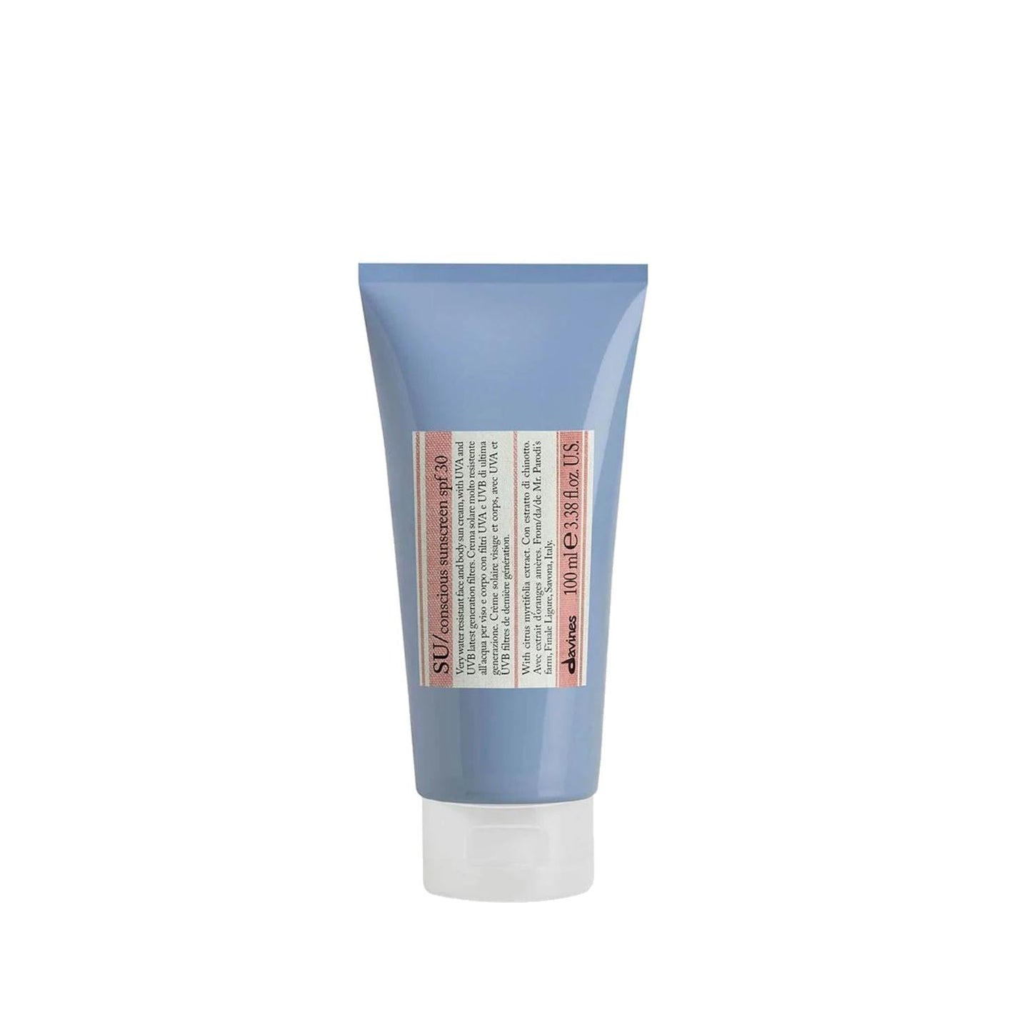 Davines SU Conscious Sunscreen SPF 30 - Gentle Sun Protection for Sensitive Skin