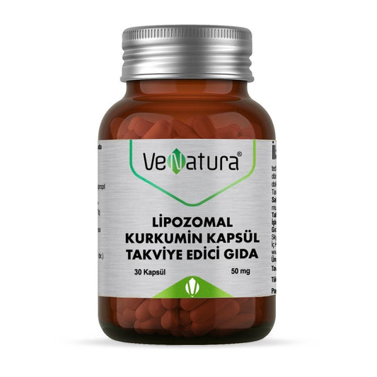 VeNatura Lipozomal Kurkumin 30 Capsules - Natural Anti-Inflammatory Dietary Supplement
