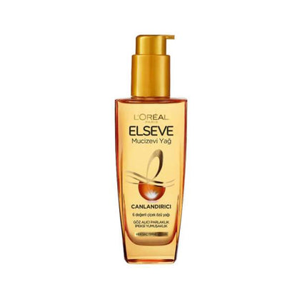 Loreal Elseve Hair Care Oil - Nourishing, Lightweight Hair Serum for All Hair Types with Marula & Camellia Oil