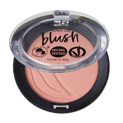 Purobio Mineral Blush 02: Natural, Organic Blush for Sensitive Skin & Pregnancy Safe Ð Healthy Color & Definition