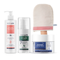 BodyLita Body & Foot Care Routine Set, Anti-Aging Body Wash + Foot Shampoo + Heel Repair Balm Bundle