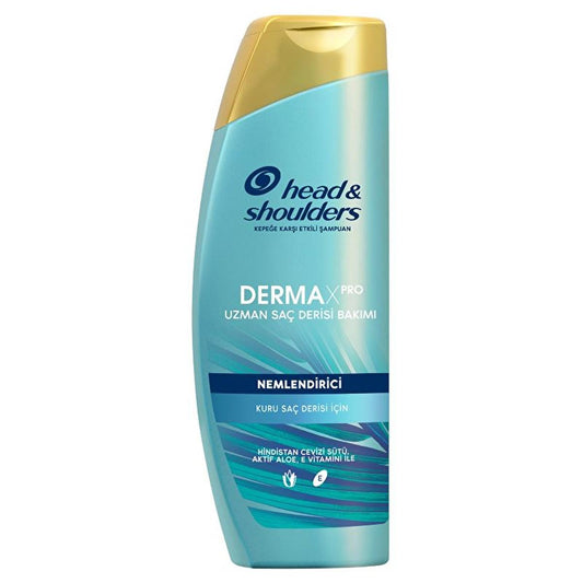 Head & Shoulders DERMAXPRO Anti-Dandruff Shampoo: Moisturizing Dry Scalp Relief with Aloe Vera, Coconut Milk & Vitamin E - Dermatologically Tested