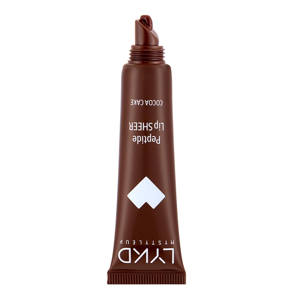 LYKD Peptide Lip Sheer Gloss 199 Cocoa Cake for Hydrated Lips