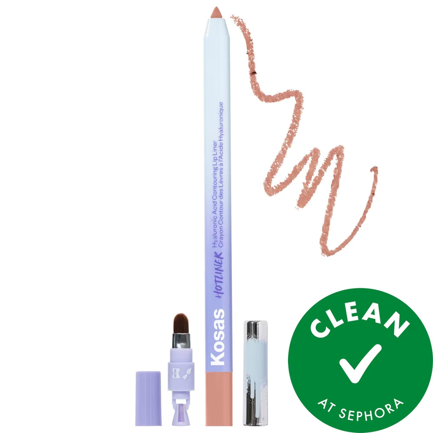 Hotliner Hyaluronic Acid Contouring Lip Liner - Long Lasting Hydrating Vegan Lip Makeup