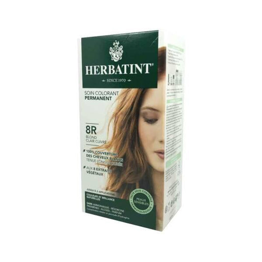 Herbatint Herbal Hair Dye - Natural Light Copper Blonde, Ammonia & Paraben-Free, Nourishing Hair Color
