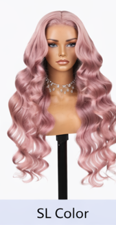 Brown Highlight 24' Transparent Luxurious Glueless HD Lace Frontal Body Wave Wig Closure Human Hair