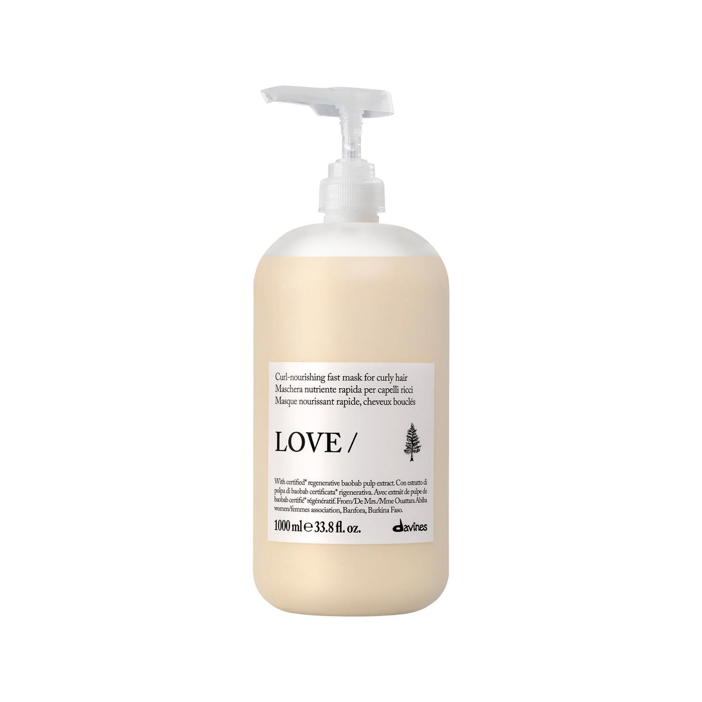 Davines Love Curl Hair Mask for Defined Curls 1000 ml