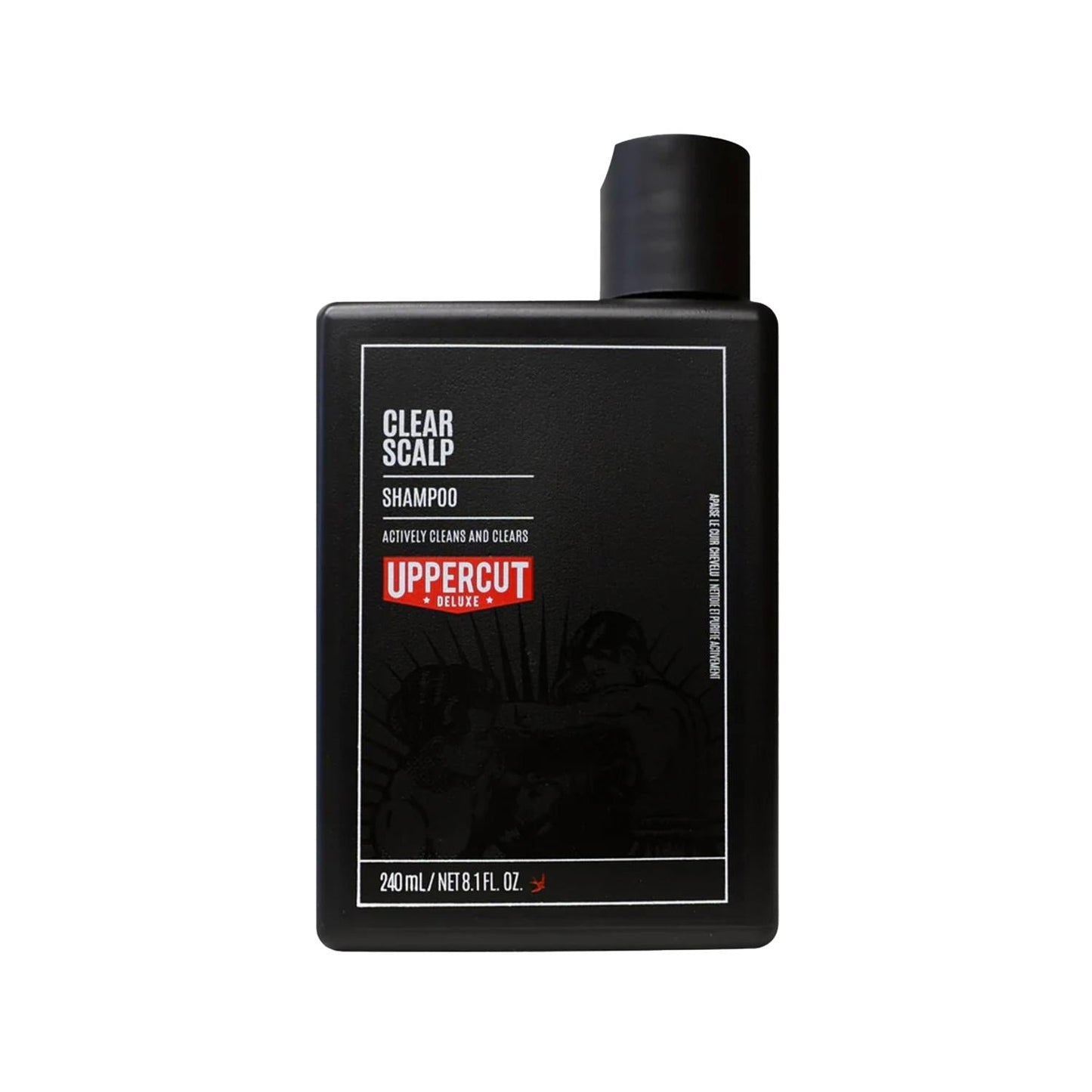 Uppercut Deluxe Clear Scalp Shampoo for Dry Flaky Hair 240 ml