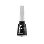 Flormar Quick Dry Nail Polish - 60-Second Drying, Highly Pigmented, Long-Lasting Nail Color - Black Minimalism