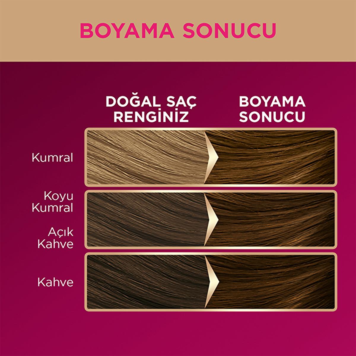 Palette Deluxe Hair Dye - Long-Lasting Coffee Brown Color with Nourishing Formula