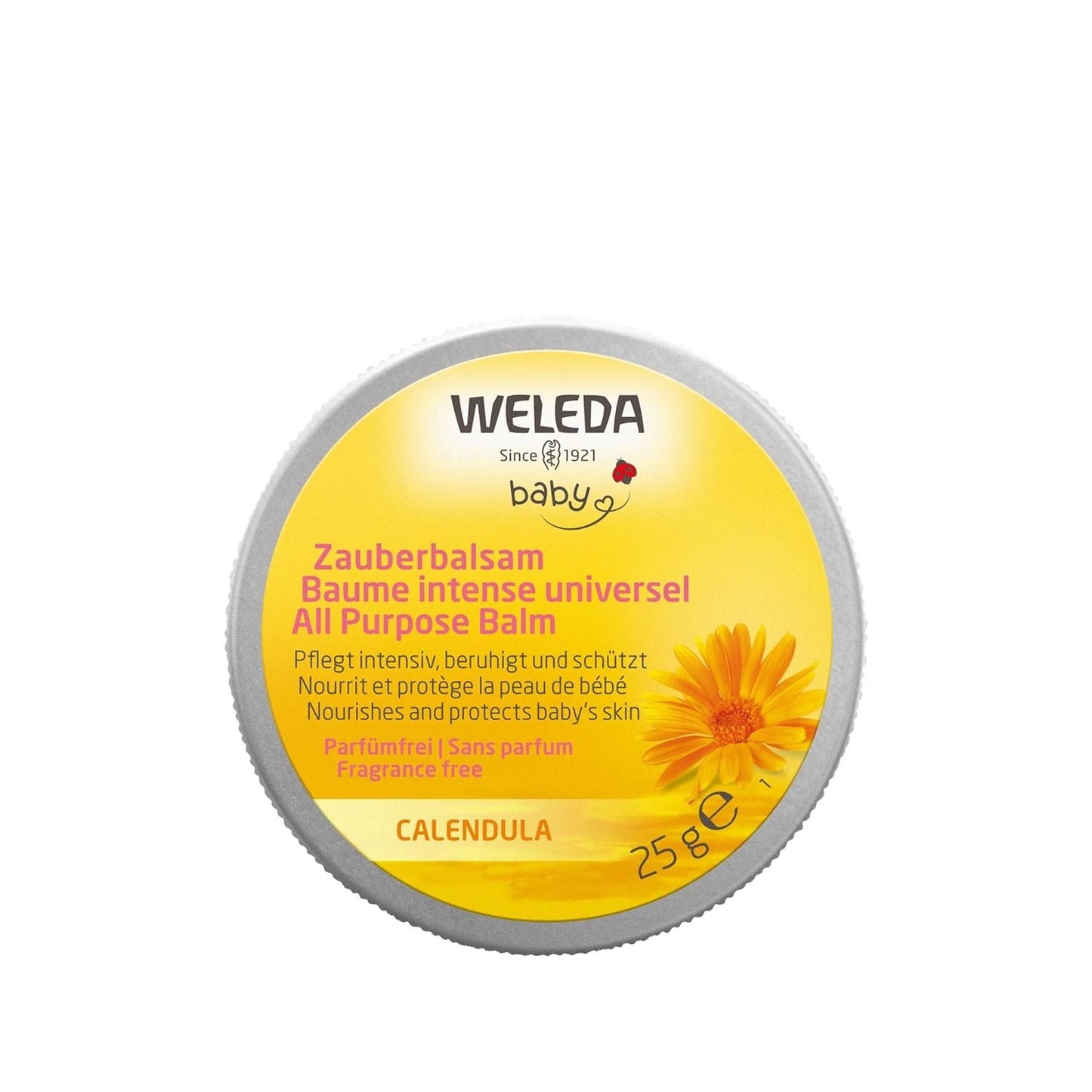 Weleda Calendula Baby Balm - Natural Skin Care for Sensitive Baby Skin, 25g