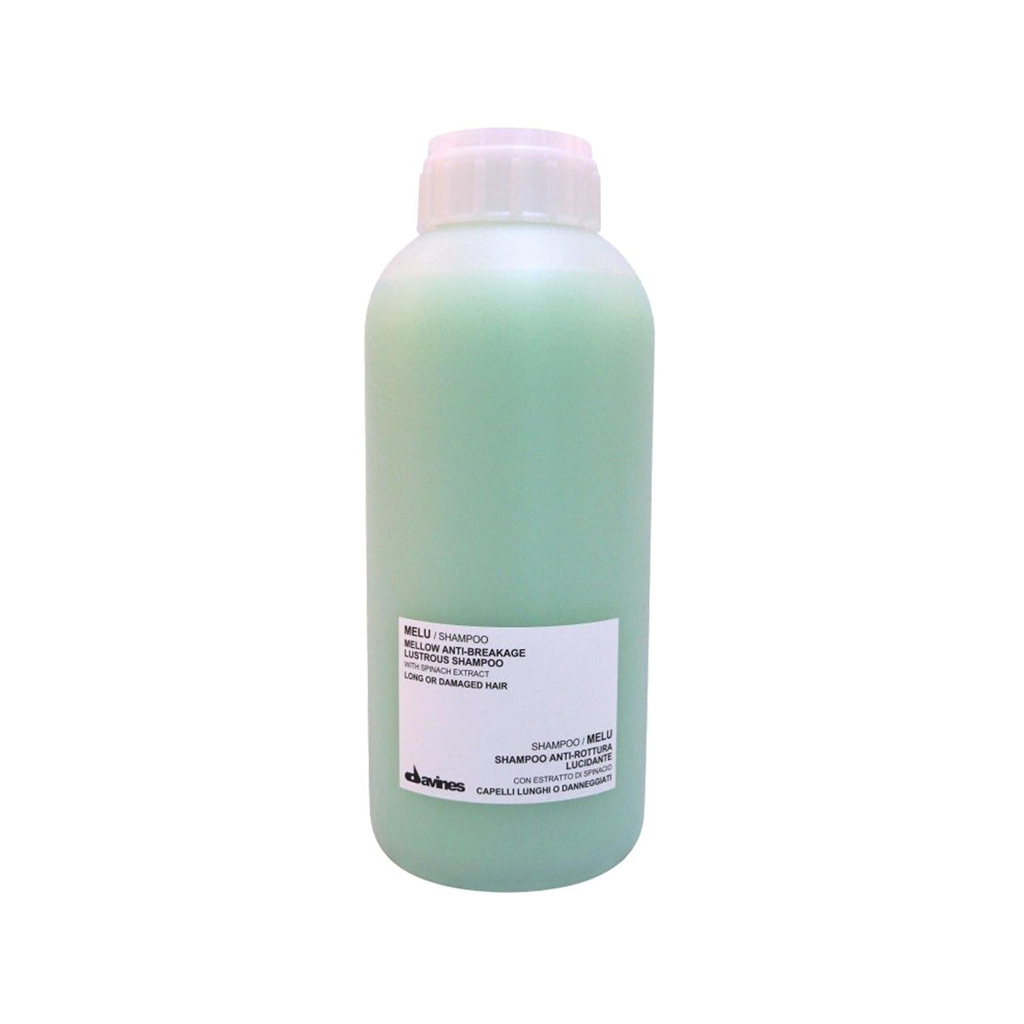 Davines Melu Mellow Shampoo - 1000ml Nourishing & Shine Enhancing Hair Care for Damaged Hair