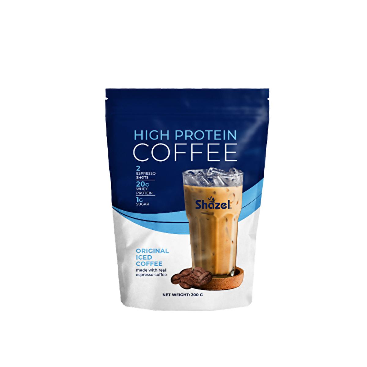 Shazel High Protein Cold Coffee - Arabica Coffee Extract, Stevia Sweetened, Fitness Coffee Drink