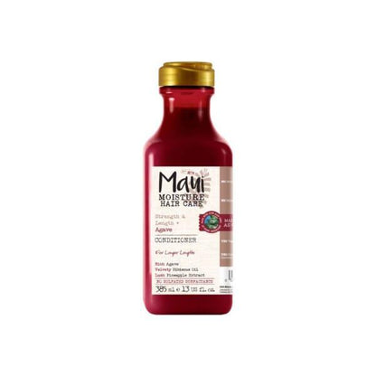 Maui Moisture Strength & Length Agave Conditioner 385ml - Nourishing Aloe Vera Hair Care for Damaged Hair