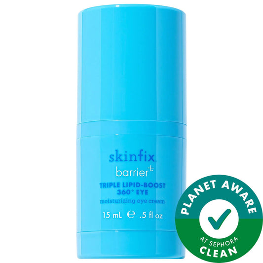 barrier+ Triple Lipid-Boost 360° Hydrating Eye Cream - Vegan, Gluten-Free, Anti-Aging Eye Cream for Dark Circles & Fine Lines