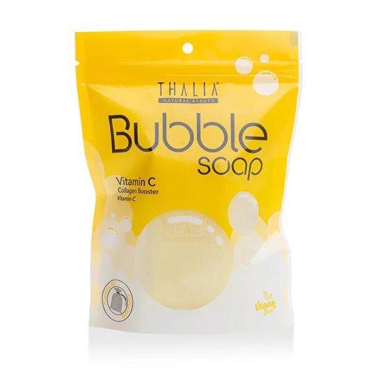 Thalia Vitamin C & Collagen Soap: Brightening, Vegan, & Radiance Enhancing - Nourish, Cleanse, & Firm Skin for All Skin Types.