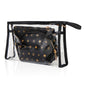 Eklips 3-Piece Set Bag - Black PVC, Fashionable Storage & Organization