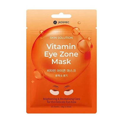 JKosmec Vitamin C Eye Zone Mask - Brightening, Anti-Aging Eye Care Solution for Dark Circles and Puffiness