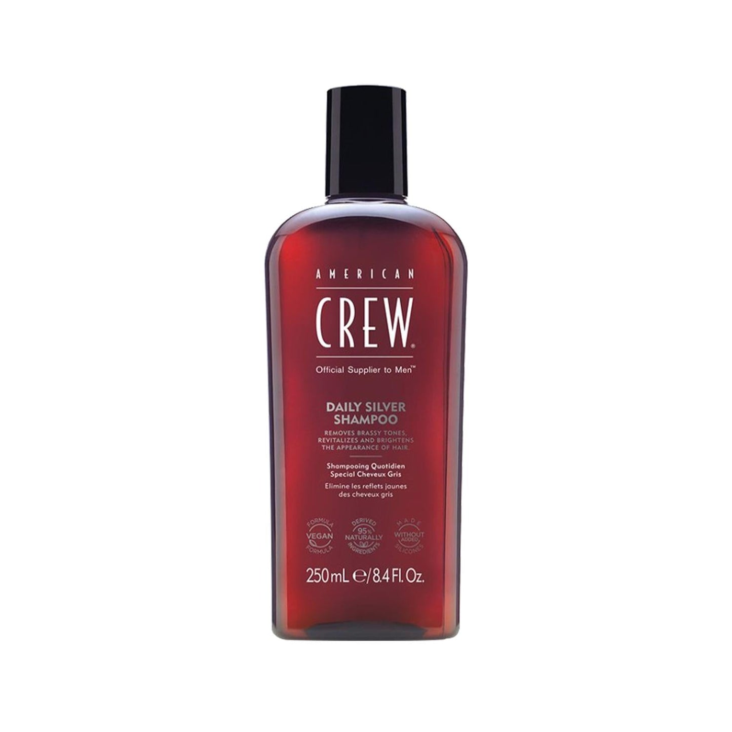 American Crew Daily Silver Shampoo for Gray & White Hair 250 ml