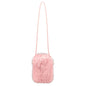 Eklips Pink Plush Phone Bag with Soft Texture