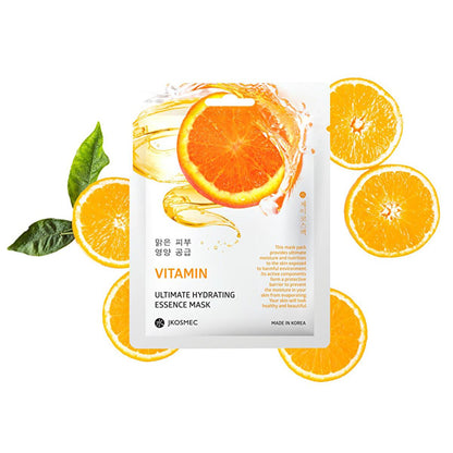 JKosmec Hydrating Vitamin Korean Face Mask - 25ml, Nourishing & Brightening Complexion