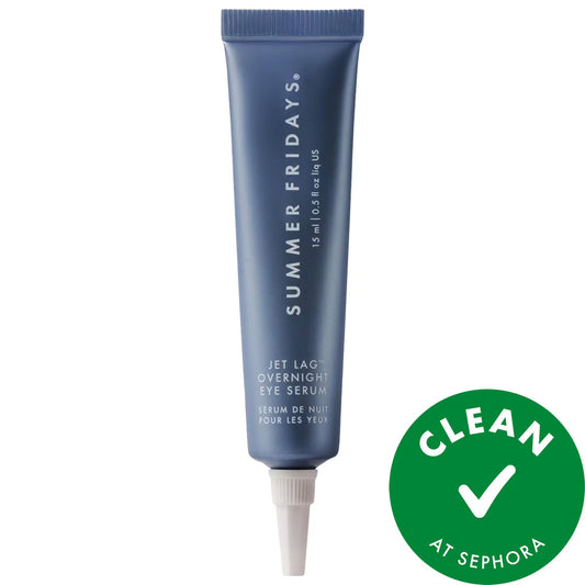 Jet Lag: Gentle Retinol Blend Overnight Eye Serum - Reduce Fine Lines, Wrinkles, & Puffiness with Hydrating Formula | Cruelty-Free