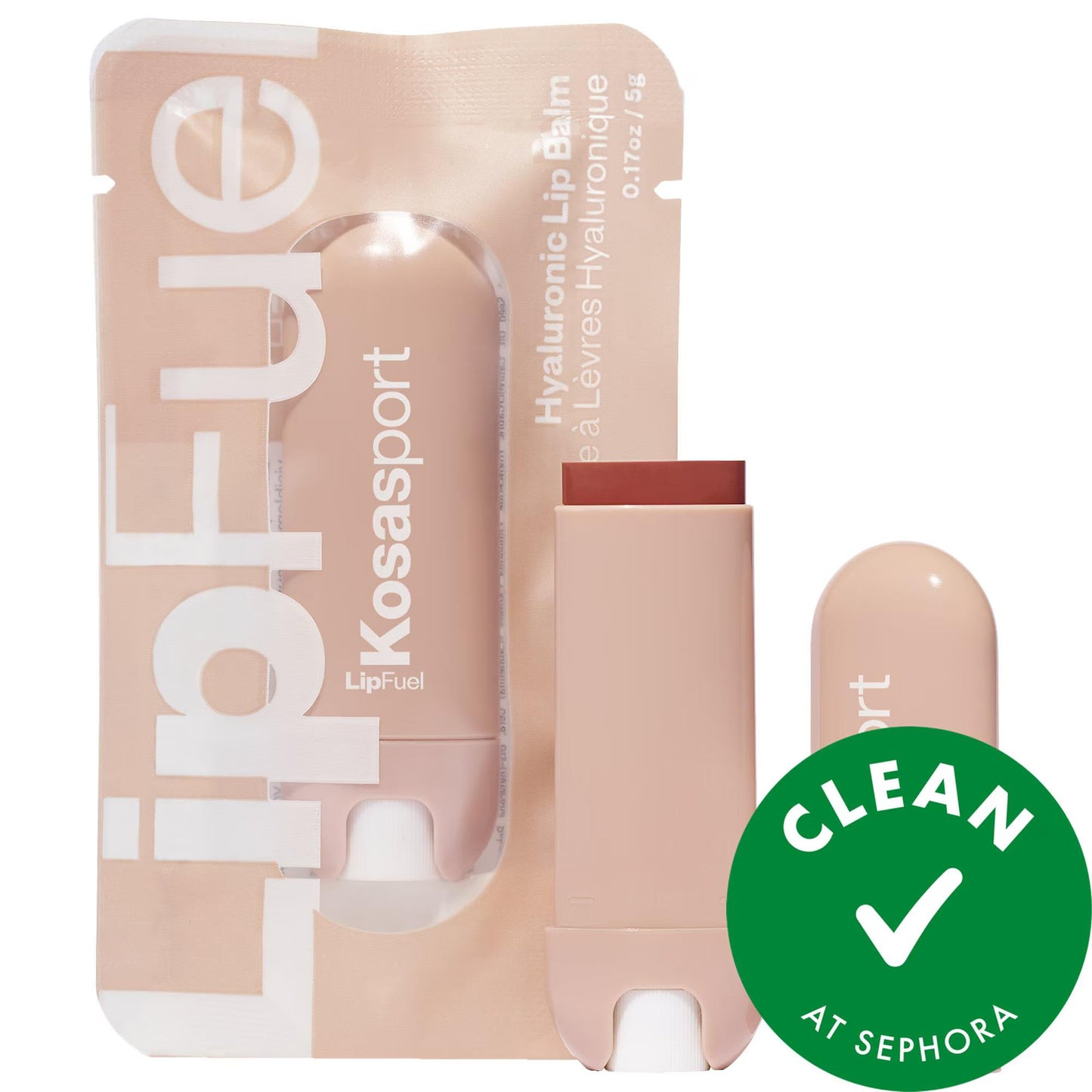 Kosasport Hyaluronic Acid Lip Balm - Hydrating, Plumping, Gluten-Free & Cruelty-Free Lip Care