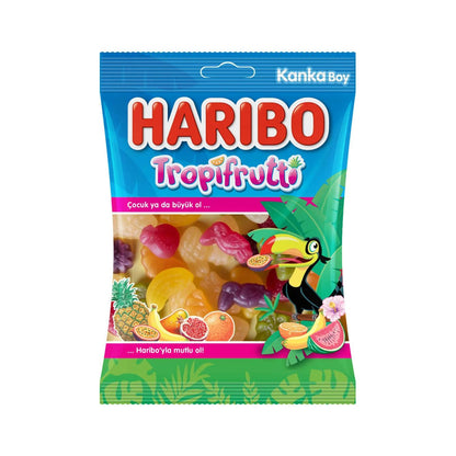 Haribo Tropifrutti Exotic Fruit Flavored Gummy Candy 80g