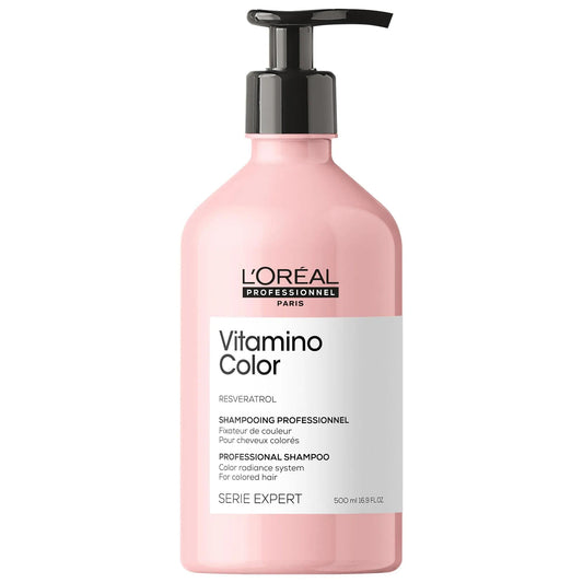 L'OrŽal Vitamino Color Care Shampoo: Sulfate-Free, Color Safe Shampoo for Vibrant, Long-Lasting Hair Color & Intense Shine - Best Shampoo for Color Treated Hair