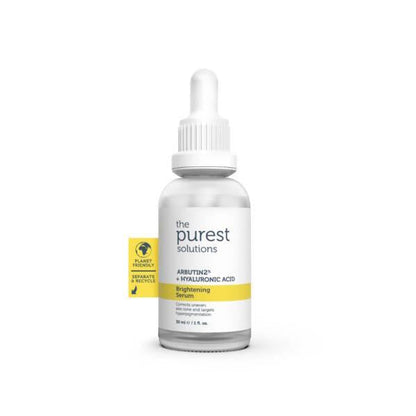 The Purest Solutions Brightening Serum 30ml - Arbutin 2% + Hyaluronic Acid for Even Skin Tone & Radiant Complexion