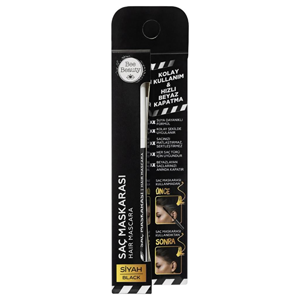 Bee Beauty Hair Mascara Black for Root Touch-Up